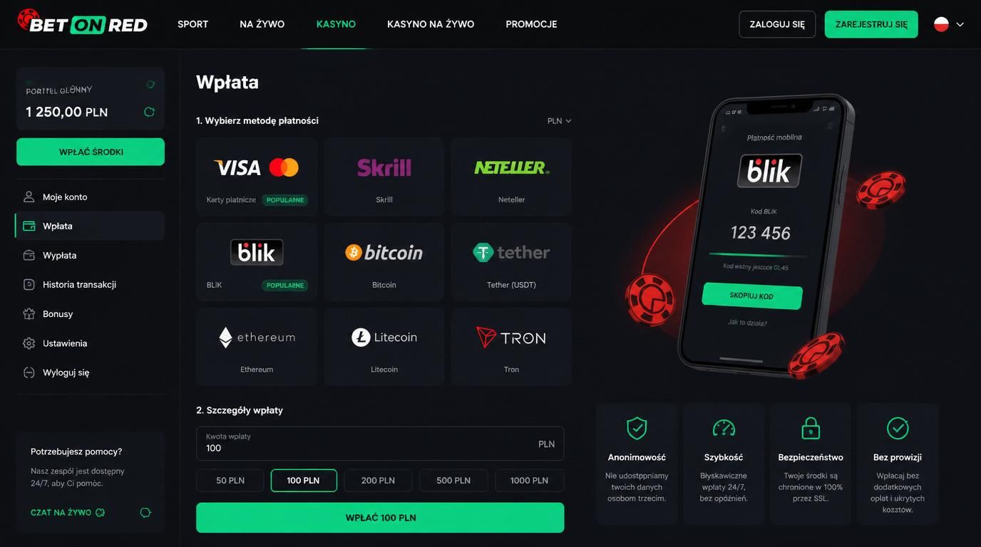 Karta bankowa, portfel elektroniczny, kryptowaluta, BLIK reprezentujące różne opcje wpłaty