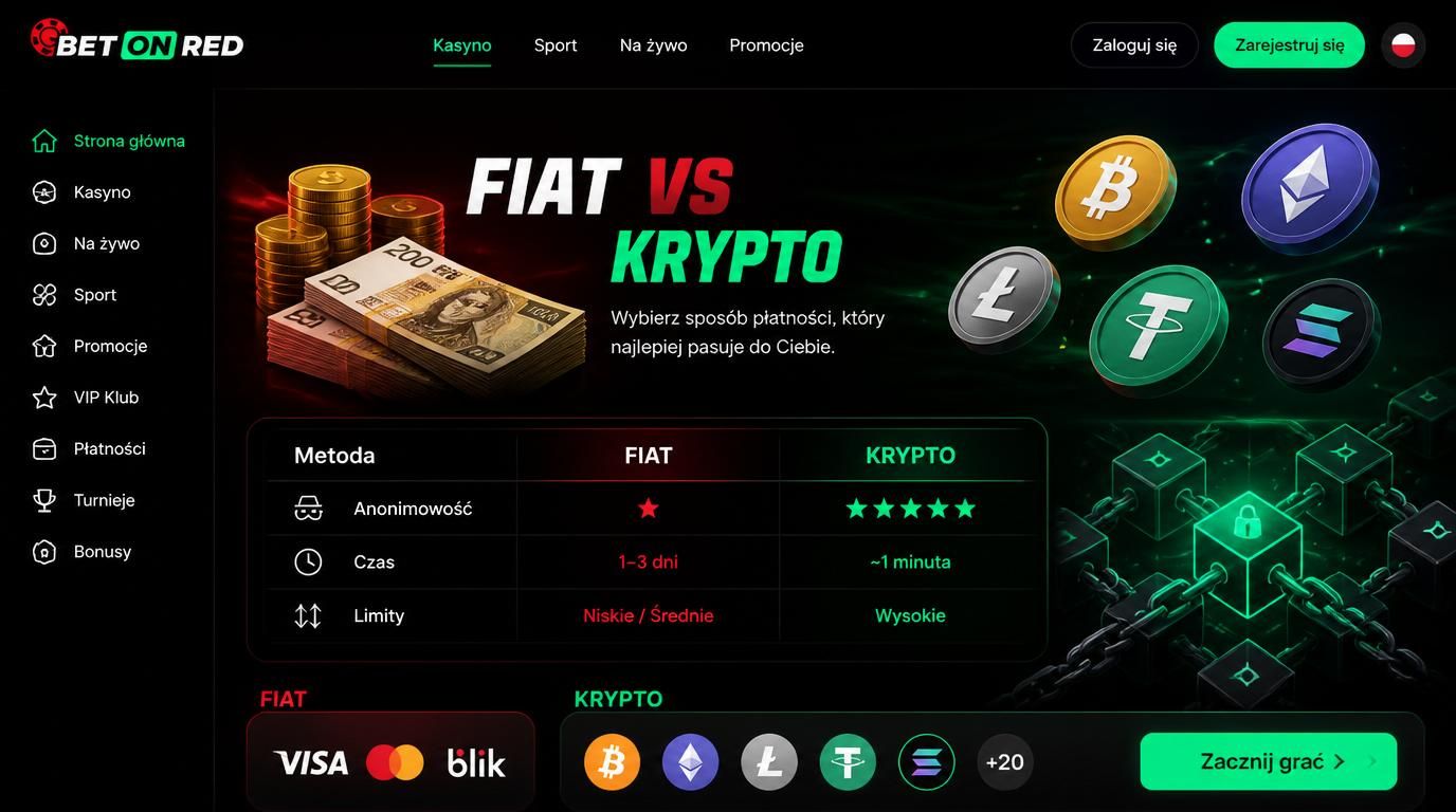 Monety, symbol fiat kontra kryptowaluty z tabelą porównawczą